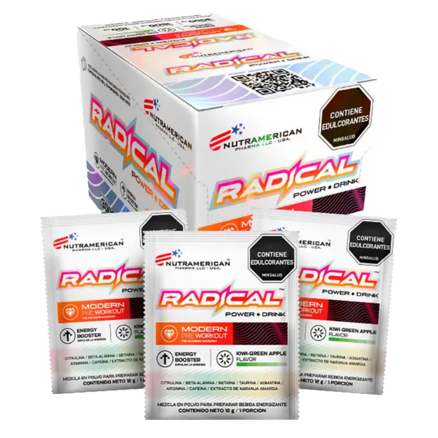 Radical Power Drink - Pre entreno 18 Sachets